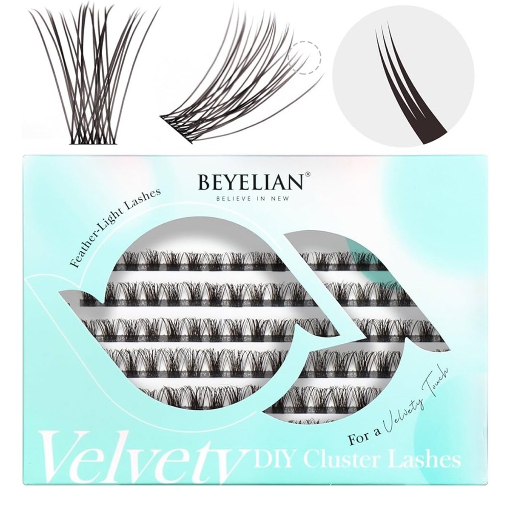 Beyelian Velvety DIY Cluster Lashes - Black